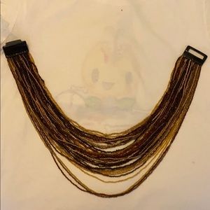 Beaded Multi Strand Necklace